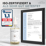 Hairlexier Haarwuchsmittel für Frauen – Rosmarin-Haaröl, Rizinusöl-Haaröl, Lavendelöl, natürliches Haarserum gegen diffusen Haarausfall, unterstützt das Haarwachstum, vegan & biologisch + Arbeitsbuch Haarpflege Naty Shop