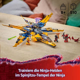 Ras und Arins LEGO NINJAGO Super Storm Flyer – Spielzeug mit Drohne, Shootern, Rotorblättern und Motoren – inkl. 3 Ninja-Rollenspiel-Minifiguren – Bauset für Jungen und Mädchen ab 8 Jahren 71833 Bausets Besuchen Sie den LEGO-Store