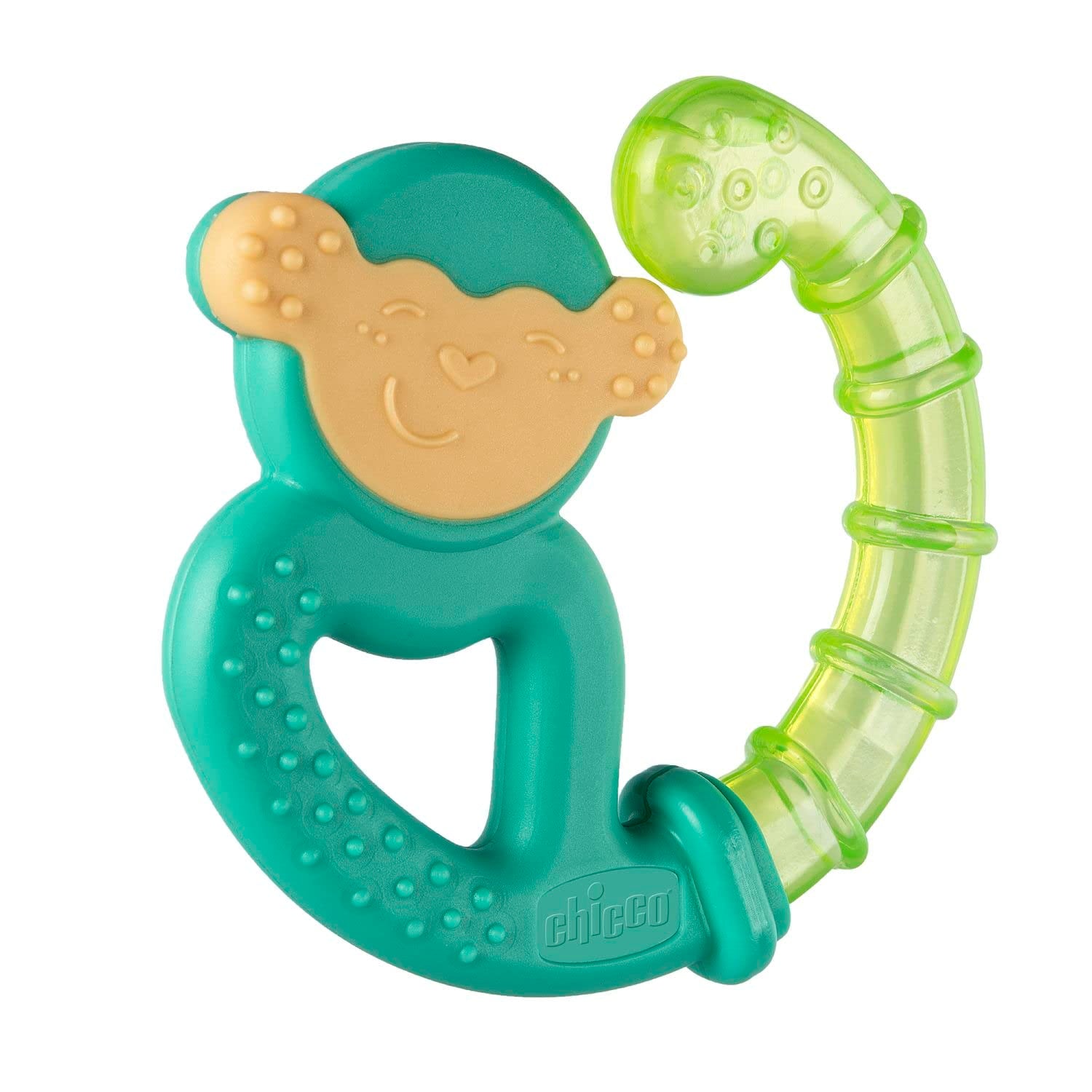 Chicco Fresh&Relax Affen- oder Faultier-Beißring, 4M+, gefüllt mit sterilem Wasser