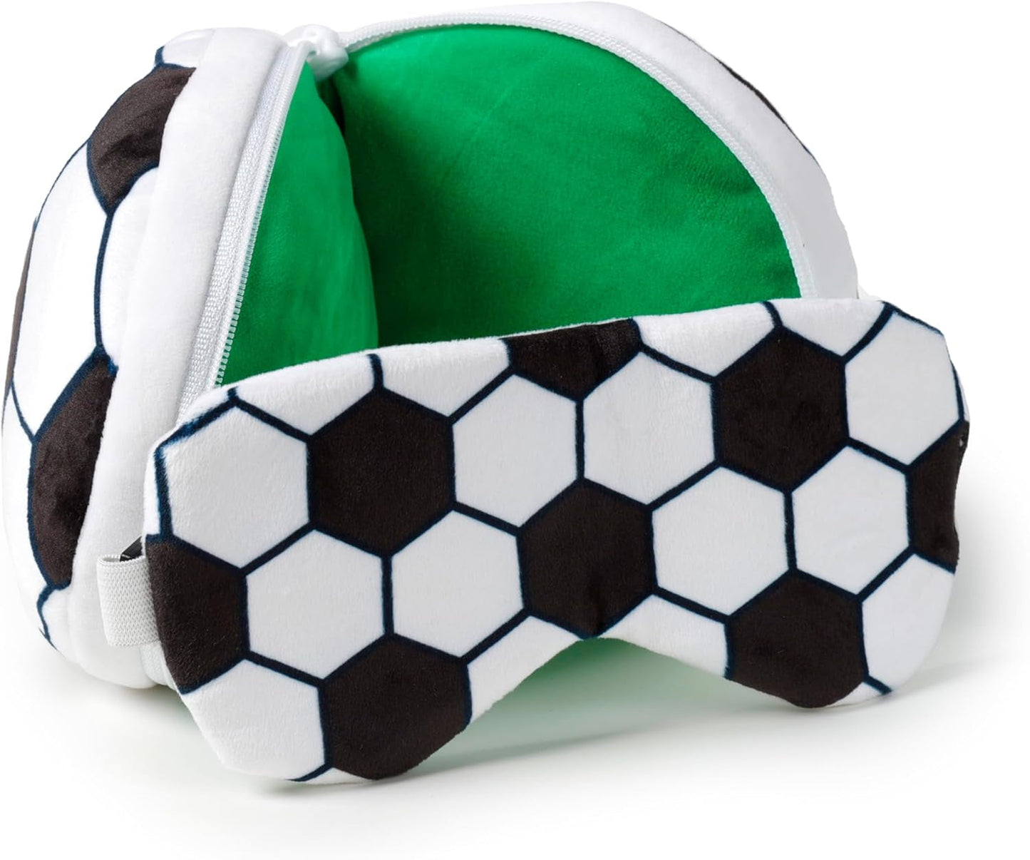 Reisekissen mit Maske Relaxeazzz - Fußball Reisekissen Naty Shop