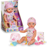 BABY Born Lena (Mädchen) 36 cm, 7-Funktions-Puppe für Kinder ab 1 Jahr, batterieloser Betrieb, große Puppe 36 cm, 834596 Zapf Creation, rosa Naty Shop Dolls Standardtitel