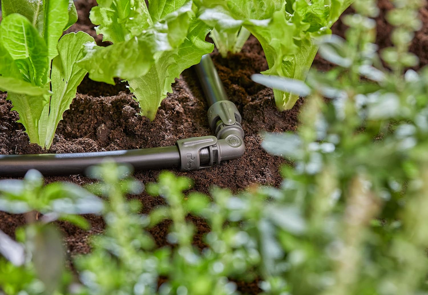 Gardena Micro-Drip Bewässerungssystem L-Stück 13mm (1/2"): Rohrverbinder zum Umkehren von 13mm Versorgungsrohren, werkzeuglose Montage, wiederverwendbar (13202-20)