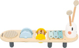 Janod – Musikstücke „Sweet Cocoon“ – 5 musikalische Aktivitäten für Kinder – Frühe musikalische Bildung – FSC-Holzspielzeug – Ab 12 Monaten, J04058 Babyspielzeug Naty Shop