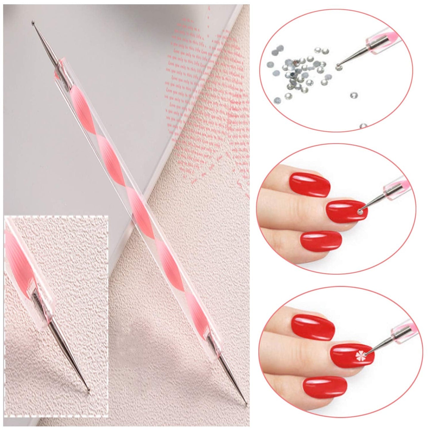 8 Boxen Nail Art Strass Kit - Nail Art Gemischt Strass Set, Nagel Kunst Strasssteine ​​​​Gems Perlen Edelsteine ​​​​Bunt Pferdeaugen Strass Für Nageldesign Zubehör Mit 1 Pinzetten Und 1 Strass Picker Für DIY
