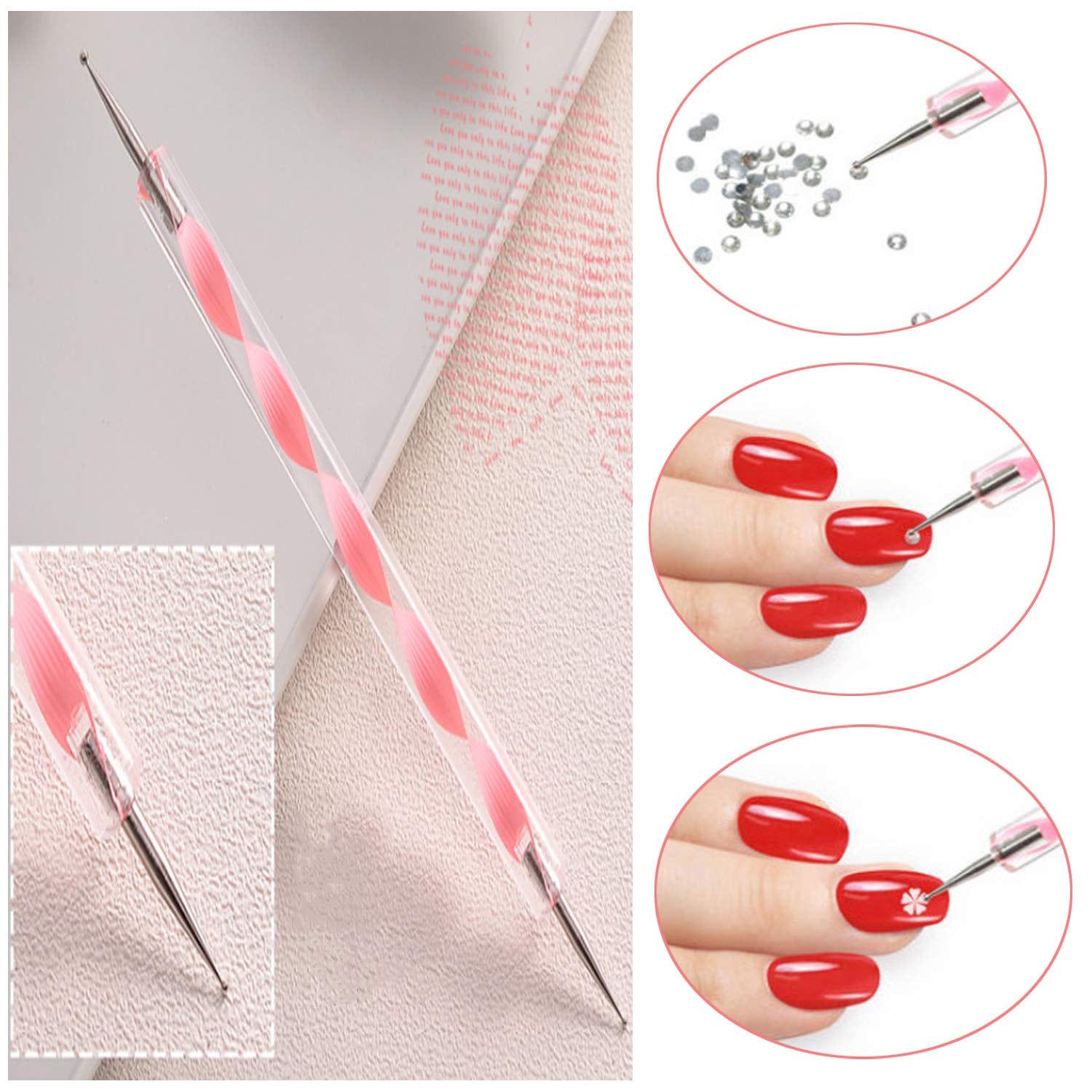 8 Boxen Nail Art Strass Kit - Nail Art Gemischt Strass Set, Nagel Kunst Strasssteine ​​​​Gems Perlen Edelsteine ​​​​Bunt Pferdeaugen Strass Für Nageldesign Zubehör Mit 1 Pinzetten Und 1 Strass Picker Für DIY