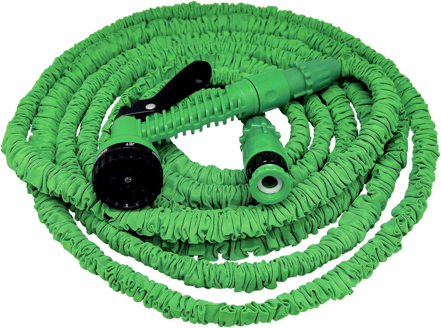 C2607A Hose Basic – Ausziehbarer Schlauch mit Wasserdruck, grün, 7,5 Meter
