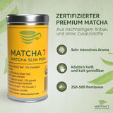 ® Ceremonial Matcha Powder X Granatapfel 100G [Unterstützt Gewichtsverlust und Stoffwechsel] – Grüner Tee für einen aktiven und gesunden Lebensstil – Grüner Tee ohne Zusatzstoffe (rein und natürlich)
