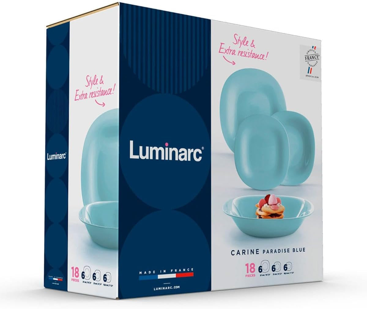 18-teiliges türkisfarbenes Besteckset