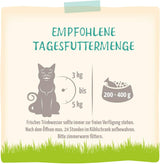 MjAMjAM – Premium-Nassfutter für Katzen – Wellness – Verdauungsfördernd – Rind, 12er-Pack (12 x 125 g), getreidefrei