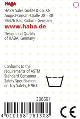 HABA 306691 - Rasselfigur Seehund, Greifling ab 6 Monaten, Made in Germany, grau Babyspielzeug Naty Shop