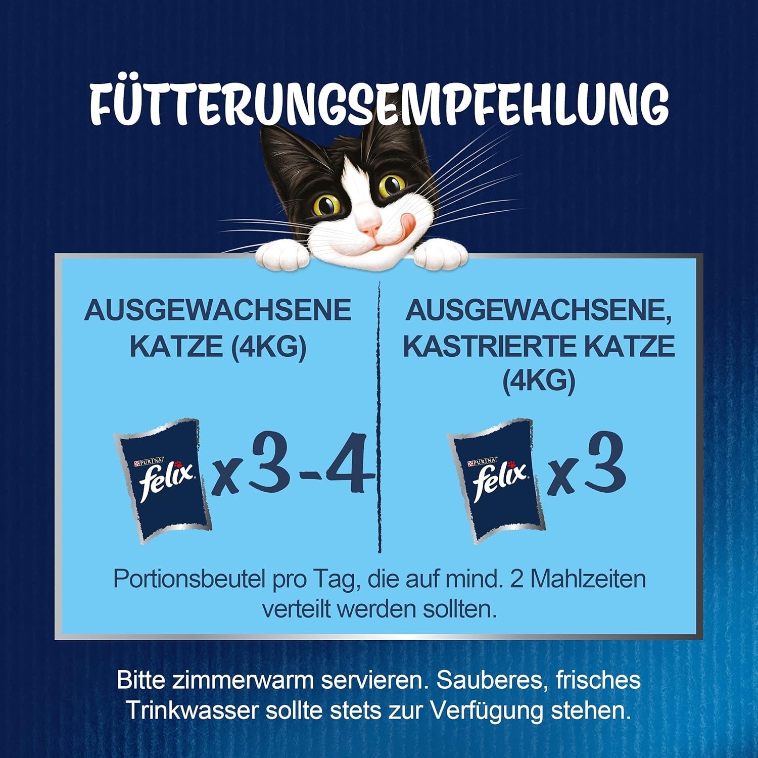 Felix Sensations Sauces Nassfutter für Katzen, verschiedene Fischmischung, 6er-Pack (6 x 12 Beutel à 85 g)