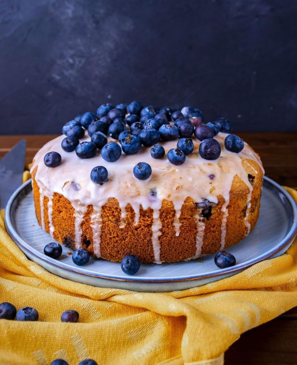 RUF Kuchen Träume Zitrone, Zitronenkuchen Traumhaft Einfach, Mit Pulverzucker, Backmischung Für Einen Himmlisch Luftig Looseren Kuchen Naty Shop