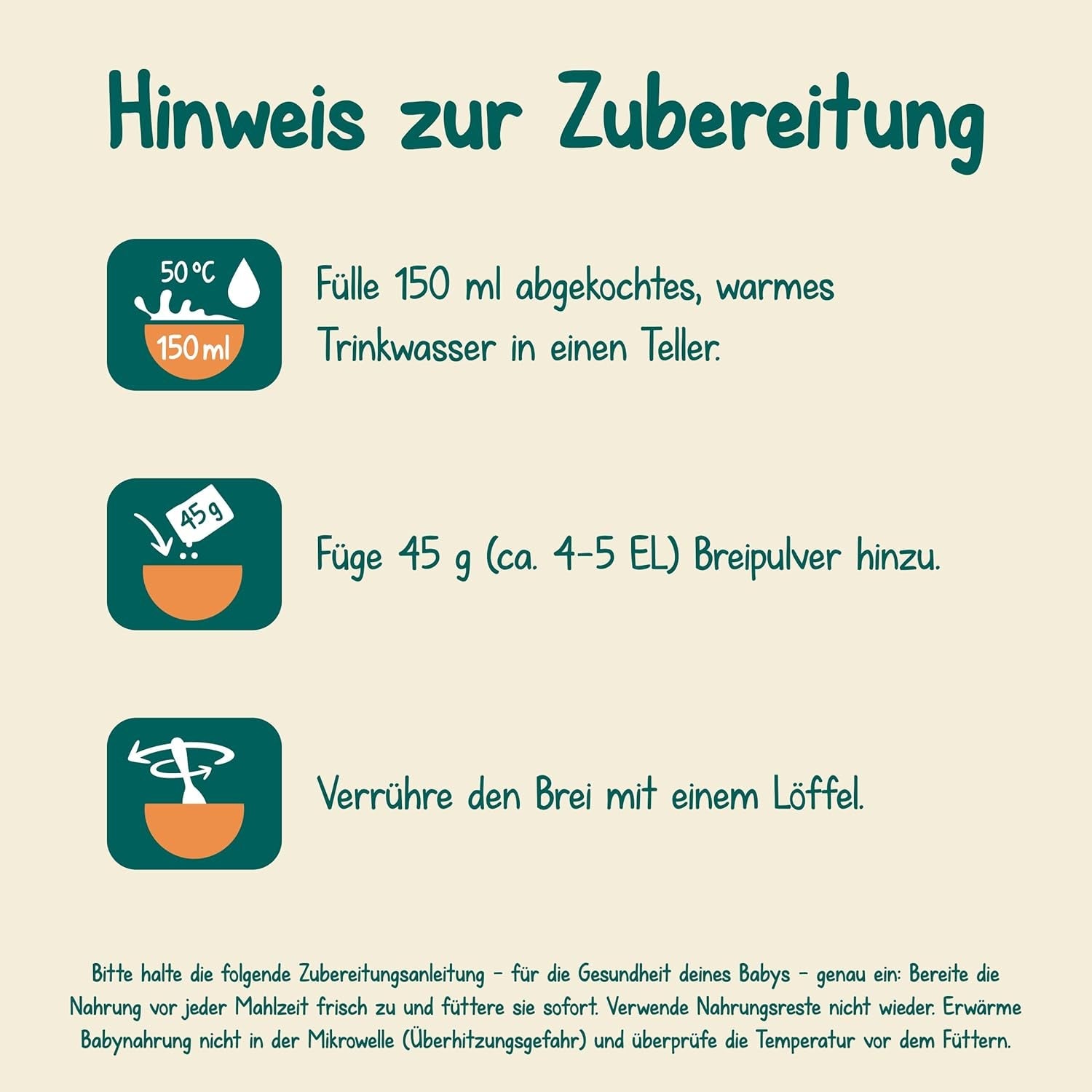 Milupa Stracciatella Milchbrei – Glutenfreies, palmölfreies Babymüsli – Frei von Konservierungs- und Farbstoffen – Ab 8 Monaten – 4 x 400 g