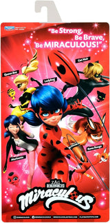 BANDAI – Miraculous Ladybug – 26 cm große Schaufensterpuppe – Motan Noir – offiziell lizenzierte Miraculous – bewegliche Motan Noir-Puppe – Spielzeug für Kinder ab 4 Jahren – P50002