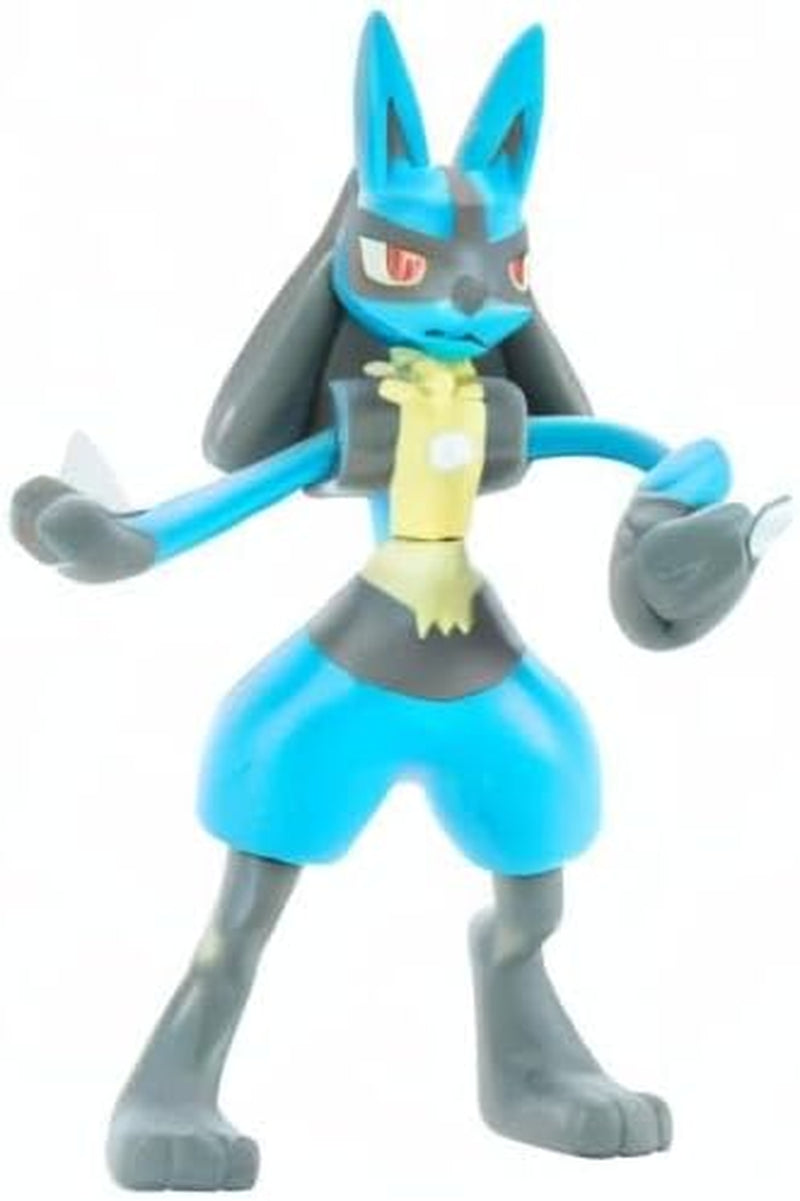 Pokemon-Figurenset 8er-Pack – 5–11 cm große Figur – Garchomp, Pikachu, Evoli, Lucario, Riolu, Munchlax, Glaceon und Leafeon – Neu 2023 – Offizielle Spielzeug-Actionfiguren von Naty Shop