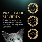 Sheba Sauce Collection Nassfutter für Katzen, Portionsbeutel, salziges Multipack, 4x12x85g