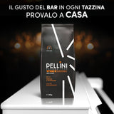 Pellini N.82 Vivace, Kaffeebohnen für Espresso 1 kg, Arabica- und Robusta-Mischung mit kräftigem und ausgefungem Geschmack, mittlere Röstung