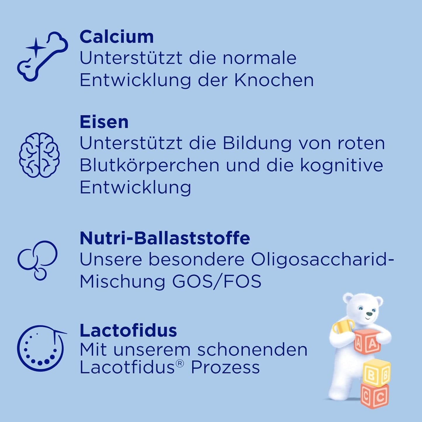 Aptamil Wachstumsmilch 1 Plus - Wachstumsmilch ab 1 Jahr - 800g