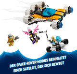 LEGO Dreamzzz 2-in-1-Spielzeugauto oder Space-Shuttle-Set „Mr. Oz‘ Weltraum-Buggy“ enthält Mr. Oz, Albert und Jayden als Minifiguren, Weltraumgeschenk für Kinder ab 8 Jahren, 71475 Bausets Besuchen Sie den LEGO-Store