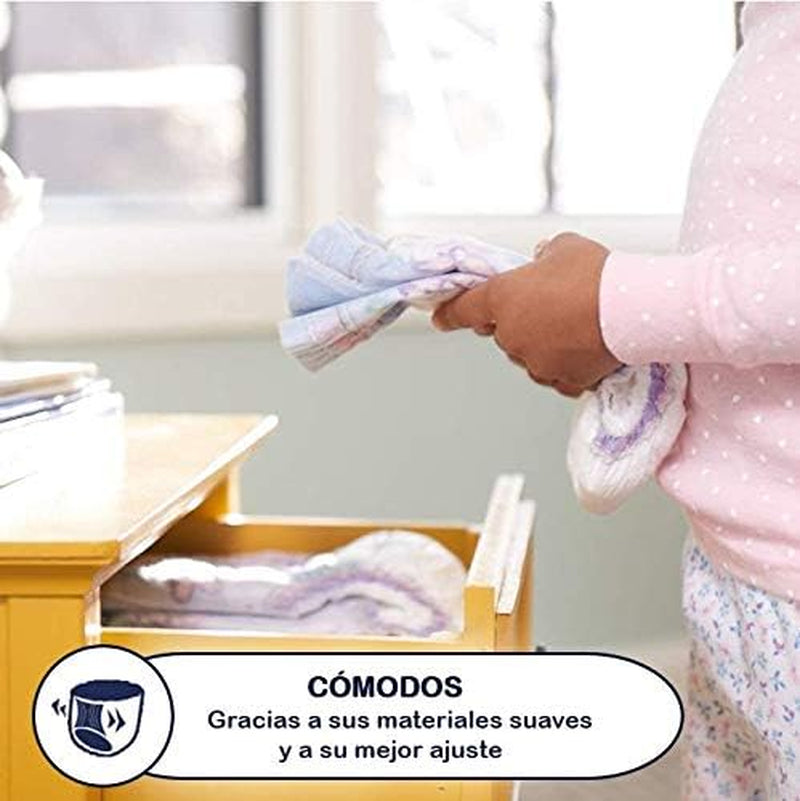 DryNites Pyjamahosen für Mädchen 3–5 Jahre, 1 Packung (1 x 16 Stück)
