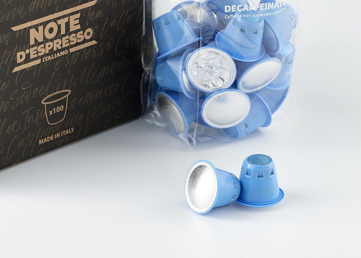 Decaffeinato-Kaffeekapseln, Nespresso-kompatibel, 5,6 g x 100 Kapseln
