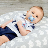 Chicco PhysioForma Comfort Schnuller 6-16 Monate, 1 Stück, Schnuller mit Silikonsauger, unterstützt die physiologische Atmung und fördert die korrekte orale Entwicklung, blau