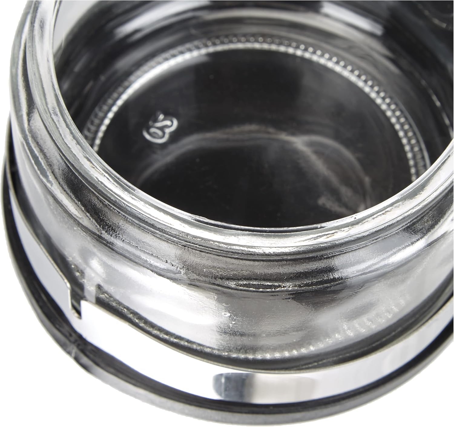 Classic Shaker, 250 ml, mit Löffel, Edelstahl, silber/transparent, 13 x 10 x 9 cm, 2 Stück