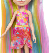 Enchantimals-Puppen, Sunshine Beach Deluxe-Haarpuppe und Tierfreund, kleine Puppe mit abnehmbarem Rock und Zubehör, Kindergeschenke, HTJ70 Naty Shop Dolls