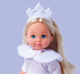 Simba Evi Princess of Love's Dreams, Spielpuppe in einem verträumten Winterkleid mit Fellbesatz und Glitzerelementen, 12 cm, ab 3 Jahren