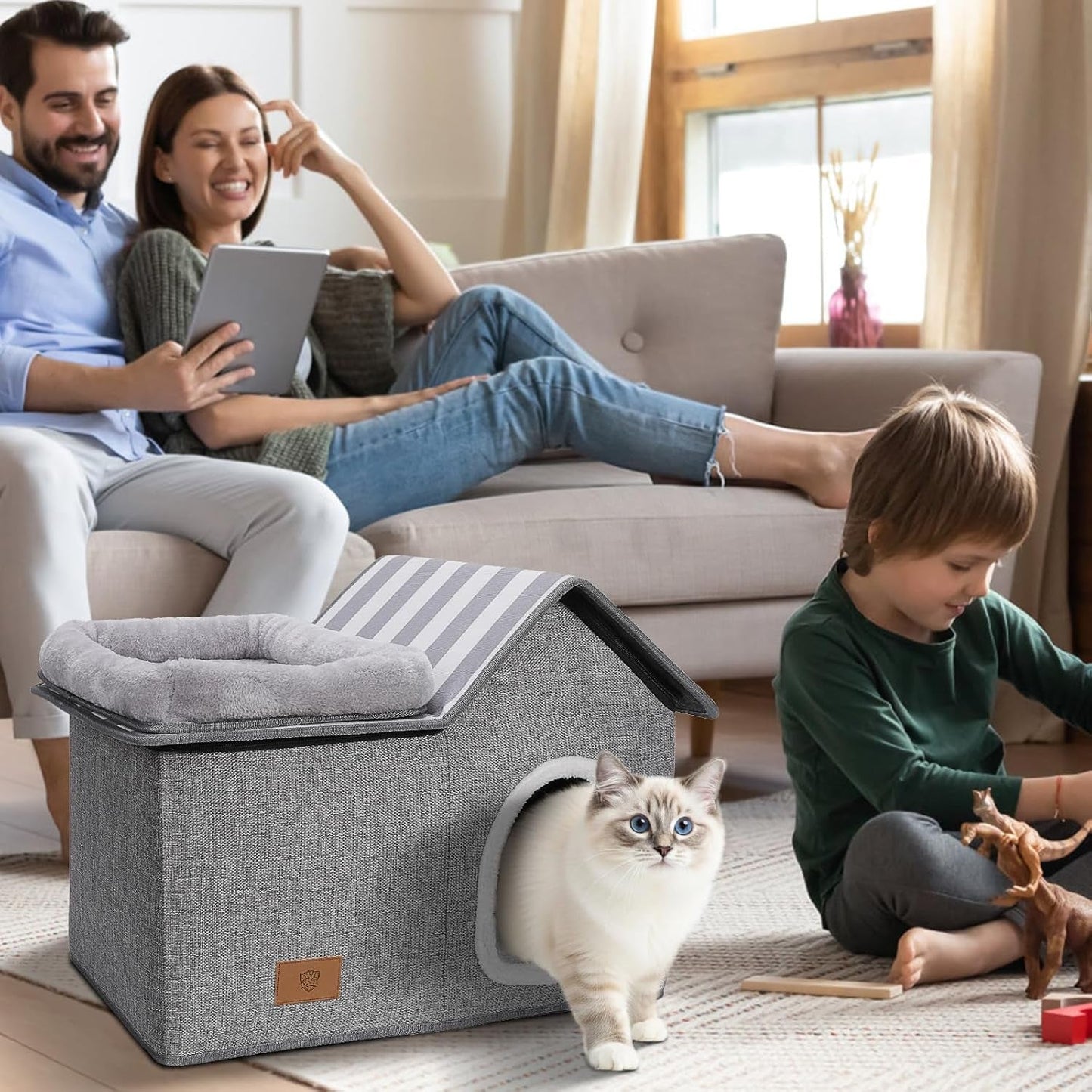 Decken und Möbel, Haustiere, Höhlen und Häuser, Katzen, Betten für Katzen, Katzenbetten, Matratzen