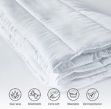 Pikolin Home Steppdecke, Faser, weiß, Bett 135/140-220 x 220 cm, 2 Bettdecken und Steppdecken Naty Shop