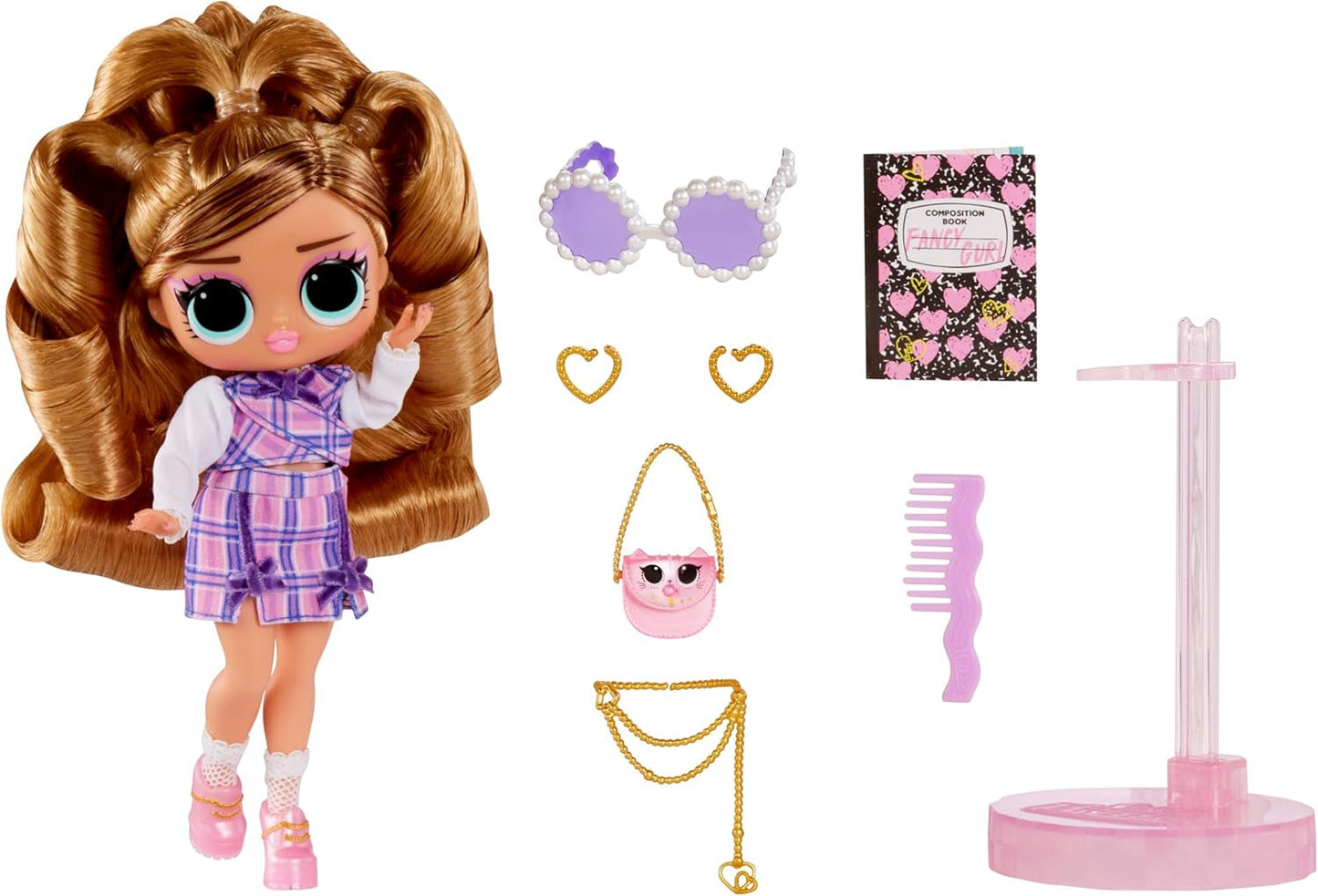LOL Überraschung! Tweens Core Doll – Fancy Girl – Enthält 1 Modepuppe mit Outfit und Accessoires, 4 Sammlerstücke, Rose