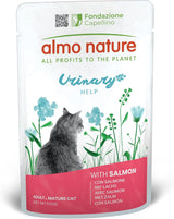 almo nature Functional Harnhilfe – Nassfutter für ausgewachsene Katzen mit Lachs – Unterstützt die Gesundheit der Harnwege – 30 Beutel à 70 g