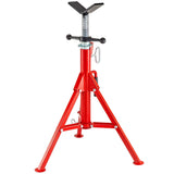 VEVOR Schlauchhalter 4500 lbs Schlauchhalter mit V-Kopf zur Unterstützung des Schlauchs beim Einfädeln, höhenverstellbar bis 132 cm