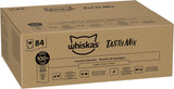 Whiskas Adult Nassfutter 1+ Tasty Mix Country Collection in Sauce, 84 Beutel, 84 x 85 g (1 Großpackung) – Hochwertiges Nassfutter für erwachsene Katzen