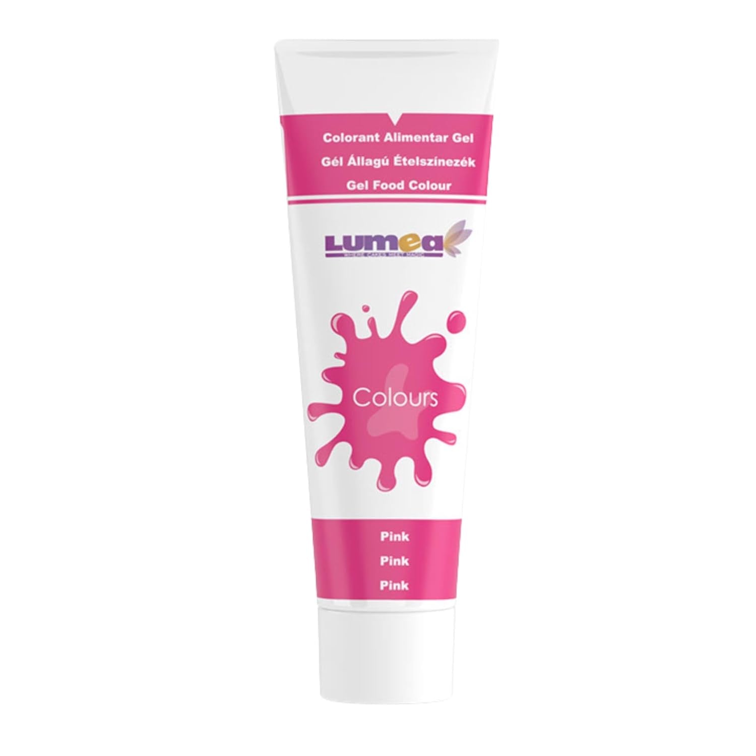 Dekozauber 24 rote Lebensmittelfarbe, Gel, 30 g, vegan, zuckerfrei, hochkonzentriert, rote Lebensmittelfarbe für Fondant, Buttercreme, Getränke und mehr
