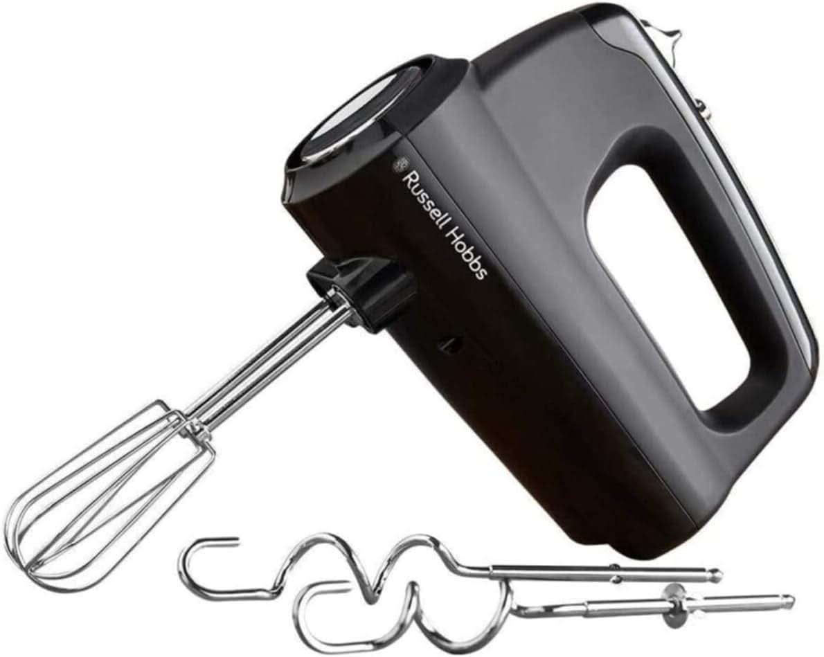Russell Hobbs Standmixer [1.5L Glasbehälter] Matt Schwarz (Starker 0.9PS Motor, Impuls-/Ice-Crush-Funktion, Edelstahlmesser, Bpa-Frei Mixer, Elektrischer Zerkleinerer, Smoothie-Maker) 24722-56 Kitchen Naty Shop Handmixer, Single