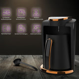 Türkisches Café Inca | Türk Kahve-Maschinen | 250 ml (1–4 Tassen) | 400W | IKM-01 | Schutz gegen Verschütten und Kochen ohne Wasser | Heizplatte aus Edelstahl | Automatisches Herunterfahren | Für einen perfekten türkischen Kaffee