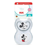 NUK Perfect Match Luftschnuller für Babys | 6-18 Monate | Kieferorthopädische Schnuller, die die Luftzirkulation fördern und durch Speichel verursachte Hautausschläge verhindern | 95 % Akzeptanz bei Babys** | Disney Mickey Mouse | 2 Stück