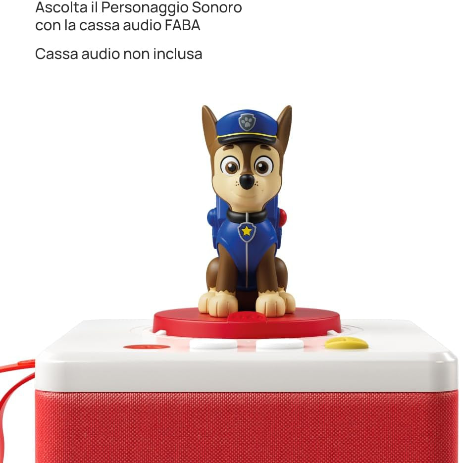 Klangfigur – PAW Patrol Puppy Team: Chase – Klanggeschichten und Märchen, Jungen und Mädchen 2–4 Jahre, italienische Version. Babyspielzeug Naty Shop