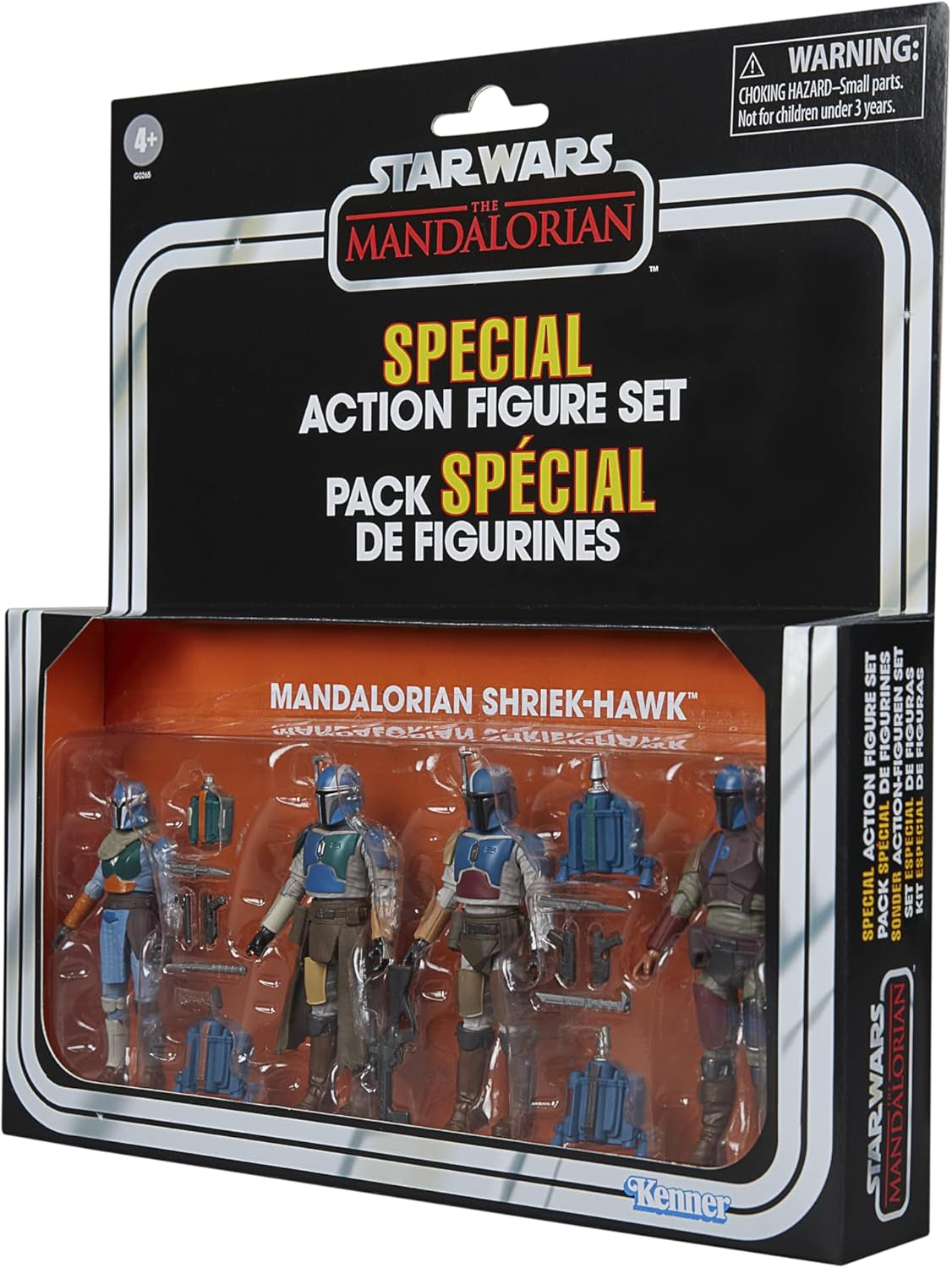 Star Wars Vintage Collection Mandalorian Shriek-Hawk, 4er-Pack Mandalorian, Maßstab 9,5 cm, Actionfiguren Naty Shop
