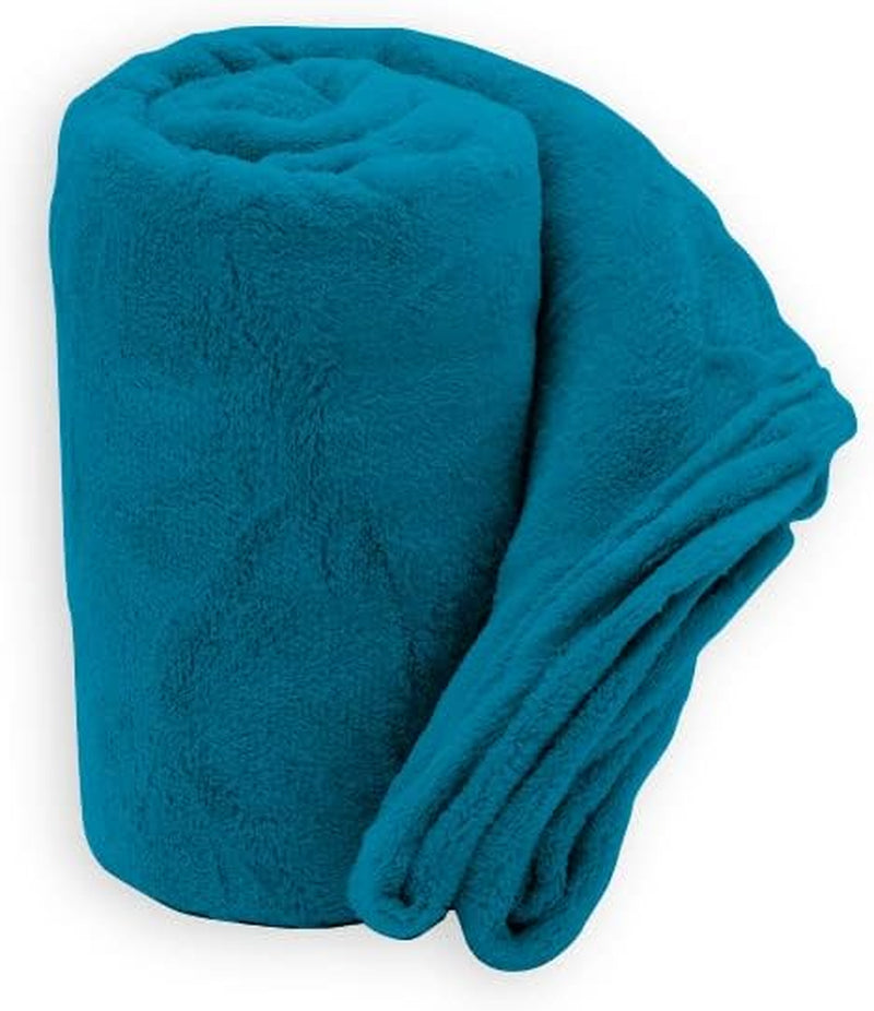 Weiche Decke | Kariert | Soft-Touch | 130 x 160 cm | Naty Shop Ocean Bettdecken und Steppdecken in Pulverform, 130 x 160 cm