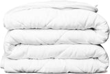All Seasons Twin/Twin XL Daunen-Wende-Alternative-Bettdecke – atmungsaktiv, extra lang, hochwertige, weiche Mikrofaser – grauer Bettbezug-Einsatz, Steppdecken und Bettdecken, Naty Shop, weiß, Twin/Twin XL