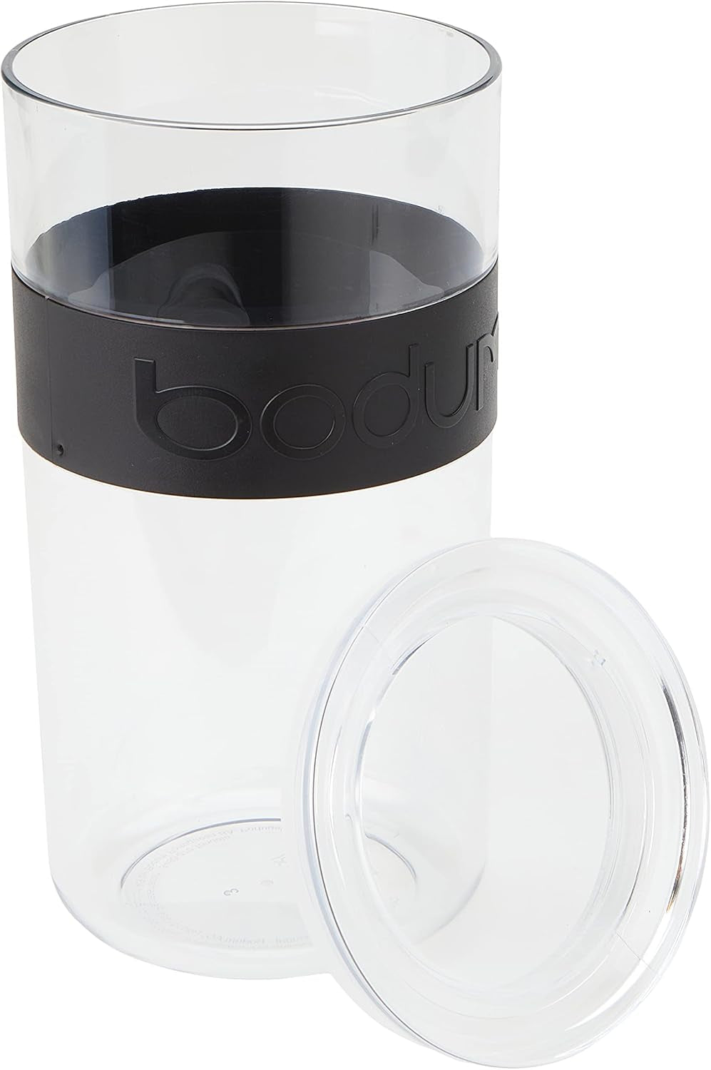 BODUM PRESSO Vorratsdosen, Kunststoff, schwarz, 4 x 0,25 l, 3 x 0,6 l, 3 x 1 l, 2 x 2 l Frischhaltedosen Naty Shop