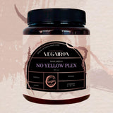 VEGAIROA – No Yellow Plex Mask – Neutralisierende Maske für Gelb- und Orangetöne – Feuchtigkeitsspendende Pflege – Violettes Pigment – Professionelles veganes Haarprodukt – 1000 g Naty Shop Haarmaske