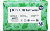 Umweltfreundliche Einweg-Babytücher für empfindliche Babyhaut, 70 Tücher (1 Packung), 99 % Wasser, 100 % plastikfrei, für empfindliche Haut, die zu Ekzemen neigt, bei Neugeborenen, biologisch abbaubar, vegan