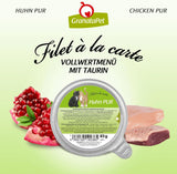 GranataPet Filet à la carte Huhn PUR, Nassfutter für Katzen, getreidefreie Filetstücke, Katzenfutter ohne Zuckerzusatz, hoher Fleischanteil, 6 x 85 g