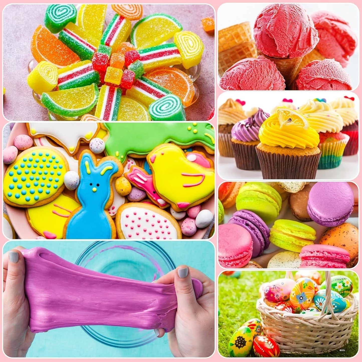 Gel-Lebensmittelfarbe – 100 ml, Gel-Lebensmittelfarbe für Kuchen, Backen, Kekse, Makronen – konzentrierte zuckerfreie Lebensmittelfarbe für Kuchendekoration, Getränke, Ostereier, DIY Schleim (weiß)