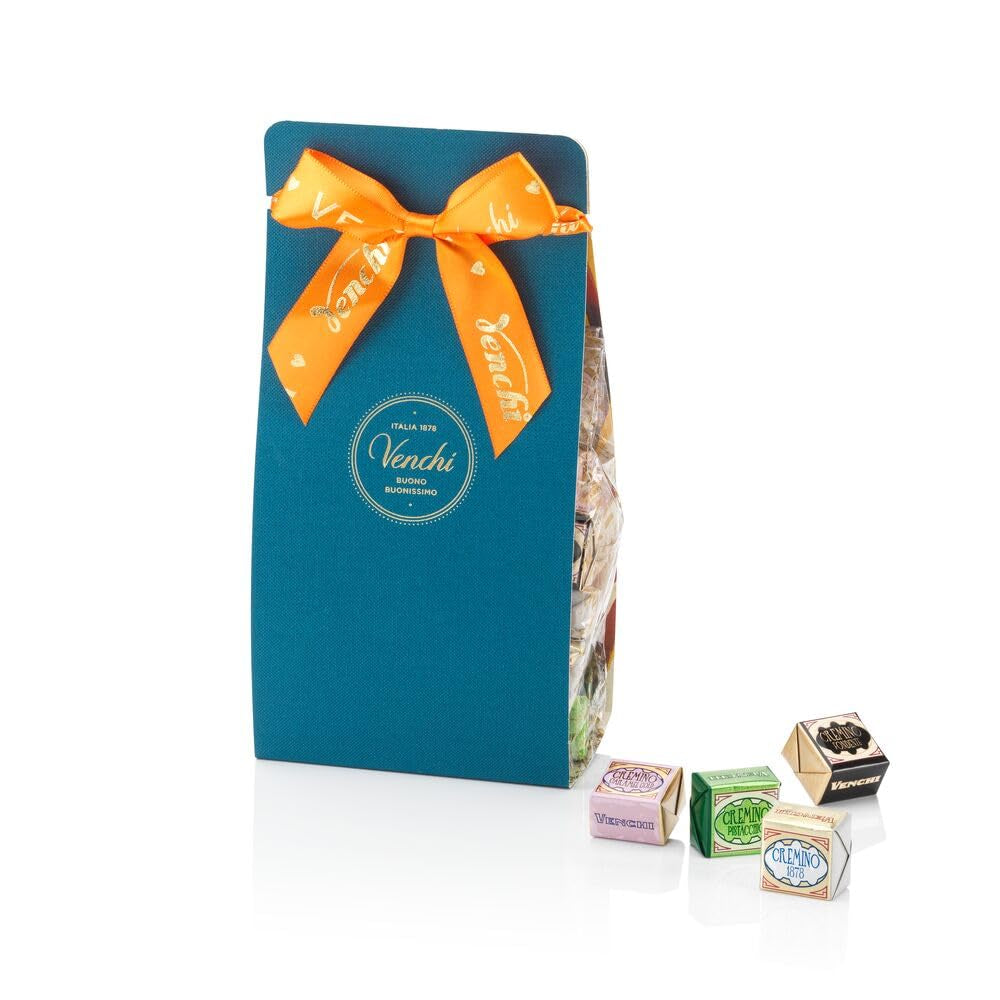 Venchi – Murrine Collection – Geschenkbox mit verschiedenen Cremino-Pralinen, 407 g – Mit IGP-Haselnüssen aus dem Piemonteser Wald – Geschenkidee – Glutenfrei