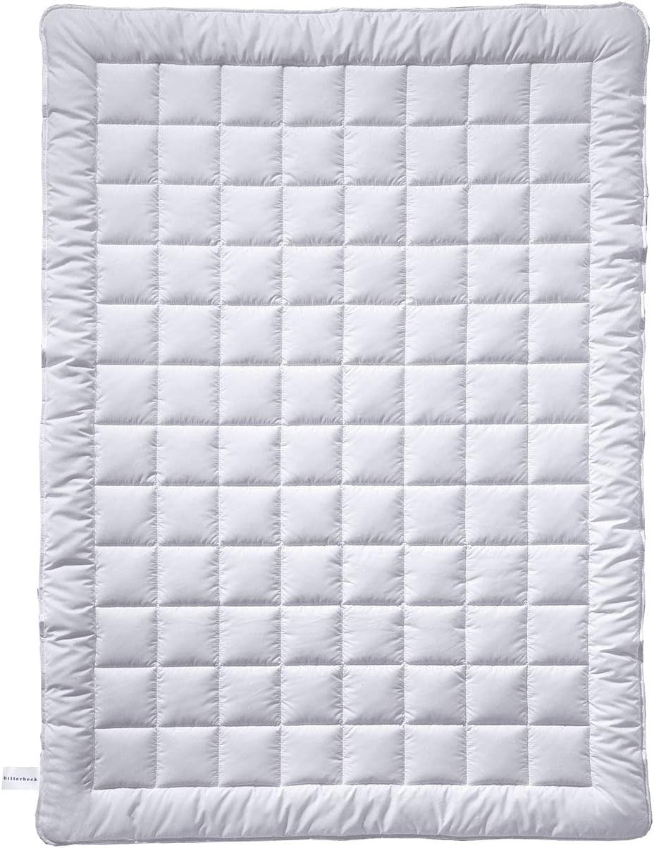 Billerbeck Jasmin Superlight Steppdecke – Sommerdecke – 135 x 200 cm – Baumwolldecke, kühlende Steppdecke – 90 % Viskose (Bambus), 10 % Polyester (Airsoft), weiß Steppdecken und Steppdecken Naty Shop Standardtitel